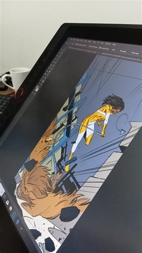 Flatting comics ! --- #flatting #comicflatting #comiccoloring #digitalcoloring #comicart #marvelart #marvelcomics #webcomicart #comicworkflow #comicprocess #digitalartprocess | Carlos Lima