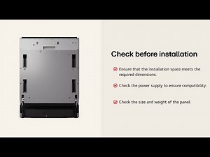 How to install the LG Built in Fixed Dishwasher | Step-by-Step Guide
