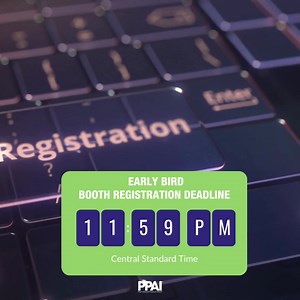📣 Calling all Promotional Products Professionals! ⏰ Tick, tock! Time is slipping away! 🎉 Today is the LAST day to score big with our early booth registration! Act fast and secure your spot before the clock strikes 11:59 pm Central Standard Time TODAY! 👉🏽 Don't let this golden opportunity slip through your fingers! Get ready to steal the spotlight at the highly anticipated PPAI Expo 2024! 🚀 Get a jump start on your 2024 business success by submitting your booth application today. Your dedica
