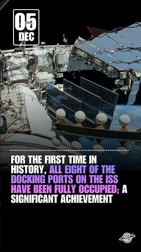 All the 8 Docking Ports on the ISS Have been Occupied for the First Time #iss #space #news #shorts