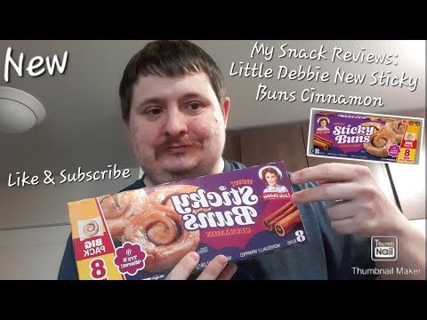 My Snack Reviews: Little Debbie New Sticky Buns Cinnamon