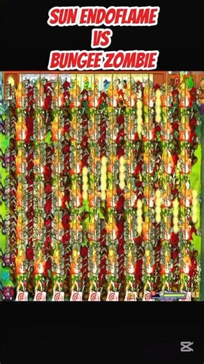 *SUN ENDOFLAME VS BUNGEE ZOMBIE*#shorts #short #pvz #youtubeshorts #shortvideo #pvzfusion #gaming