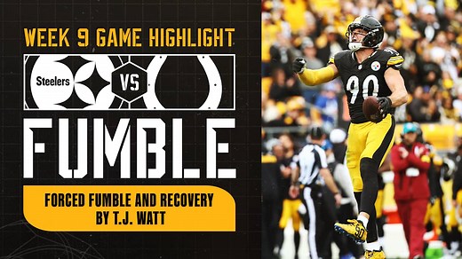 HIGHLIGHT: Strip-sack T.J. Watt