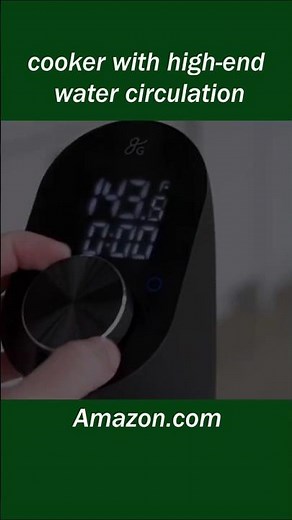 Perfect Cooking Every Time! Greater Goods Sous Vide Machine. #amazongadgets #kitchen