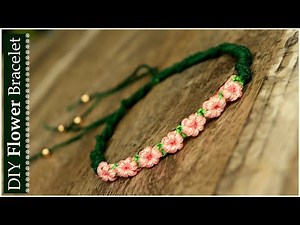 Handmade Flower Bracelet Ideas | How To Make Macrame Bracelets At Home | DIY Jewelry |Creation&you