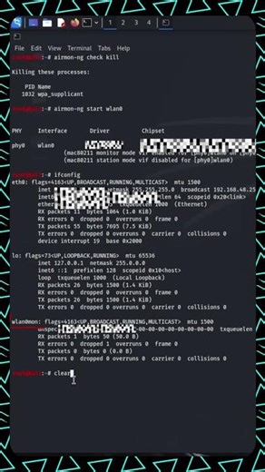 Turn Kali Linux into a WiFi Access Point 😳 #cybersecurity #kalilinux