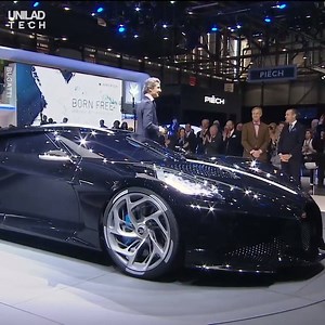 1.5M views · 37K reactions | Bugatti's latest masterpiece is called 'La Voiture Noire' and it is stunning  | UNILAD Tech | Facebook