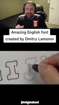 How To Write Amazing English Font! 😳🤯 #shorts