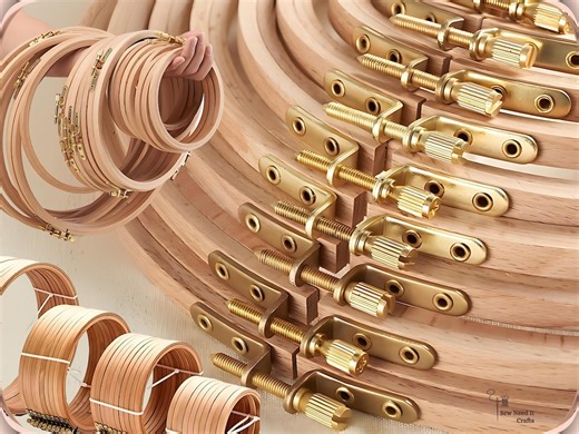 Wood Embroidery Hoop, Beechwood Hoops, Embroidery Hoop Frame, Cross Stitch Hoops, Embroidery Craft Supplies, Round Embroidery Hoop, Hoop Set - Etsy