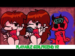 Friday Night Funkin' Playable Girlfriend V2 Skin! | VS Whitty Definitive Edition