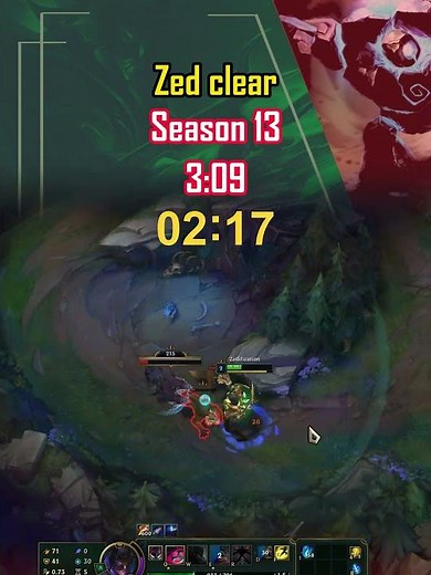 Zed Jungle Clear - no leash #shorts #leagueoflegends #zed