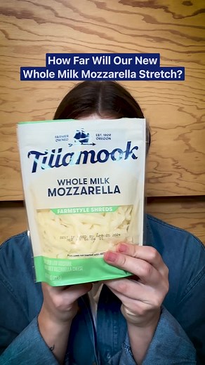 We had almost as much fun making this video as you will eating our new Whole Milk Mozzarella. Almost. #Tillamook #TillamookCheese #Mozzarella #CheesePull