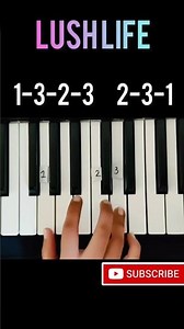 Lush Life - Zara Larsson | Easy Piano Tutorial #shorts #lushlife