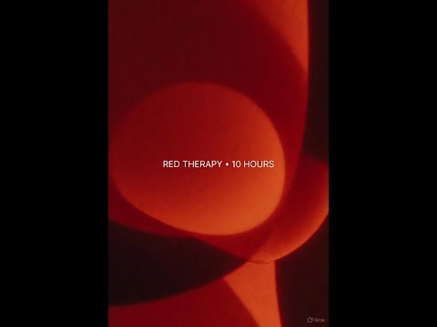 10 Hours Red Light Therapy for Sleep • Deep Rest Melatonin Boost • Night Ambient Screen.