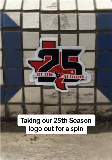 Houston Texans 25th Season Logo Tour