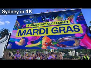 Sydney Mardi Gras 2026 🌈 Full Parade and Crowd Atmosphere | Sydney in 4K HDR