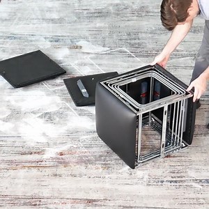 The Companion cube. A smart way to create a few extra seats for your guests. | Expand Furniture