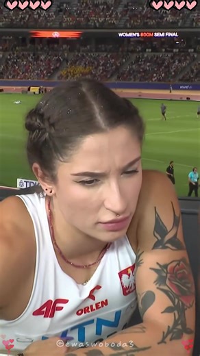 Ewa Swoboda: The speed goddess on the racetrack, and the comedic genius in front of the camera.#athletics #sprint #worldindoorchamps #swoboda #fyp
