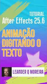 Efeito de Texto Digitado: O jeito MAIS FÁCIL no After Effects #adobe #tutorial #motiondesign