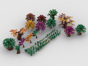 LEGO MOC-117727 Trees of all kinds (66 Designs) (Other 2022)