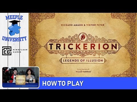 Trickerion Legends of Illusion Board Game – How to Play & Setup (CONCISE rules, drop the rulebook📖)