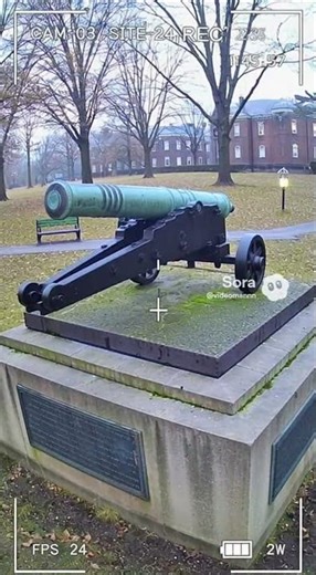 【011収容】夜間にのみ動く大砲の像 SCP-011