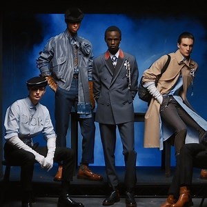 The Dior men's Winter 2020 collection by Kim Jones bows on.dior.com/menwinter20-21 and in boutiques, accompanied by an atmospheric campaign, as here in the video filmed by Benn Northover. It captures the duality channeled by the men’s Artistic Director who took inspiration from the couture elegance associated with Monsieur Dior and the punk signature of British stylist and designer Judy Blame, to whom the show was dedicated. | Dior