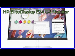 REVIEW (2025): HP EliteDisplay E24 G4 Monitor. ESSENTIAL details.