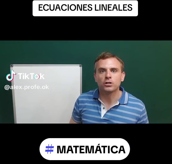 Cómo resolver una ecuación lineal sencilla #ecuación #ecuaciones #matemáticas #matemática #profe #AlexProfe #profesor #ayuda #aiuda #particular #particulares #ayudame #necesito #examen #exámenes #prueba #pruebas #equis #x