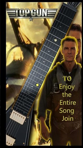 Top Gun Theme Guitar Lesson 🎸 | Learn the Epic Notes from the Top Gun Anthem! #guitar #heavymetal