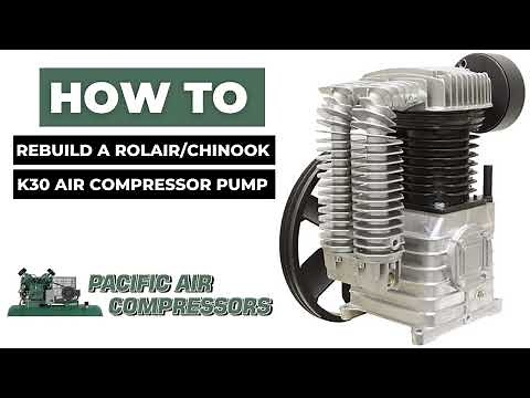 Rolair / Chinook / Snap-On K30 Pump Rebuild Tutorial & Maintenance Instructions