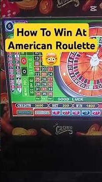 How To Win At American Roulette 🤯 WIN BIG‼️ #casino #roulette #gambling