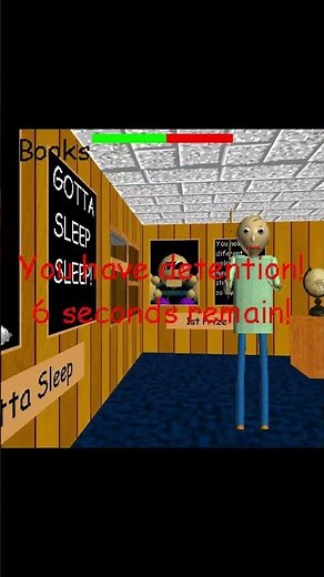 Baldi's basics at night - Baldi's basics mod part #shorts #gaming #baldi #new #2025 #mathgames