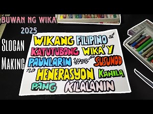 Buwan ng Wika 2025 Slogan Making