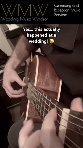 The Safety Dance on Classical Guitar?? Yes! #wedding #classicalguitar #request #bride #fingerstyle