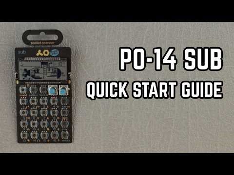 How To Use The Pocket Operator PO-14 Sub