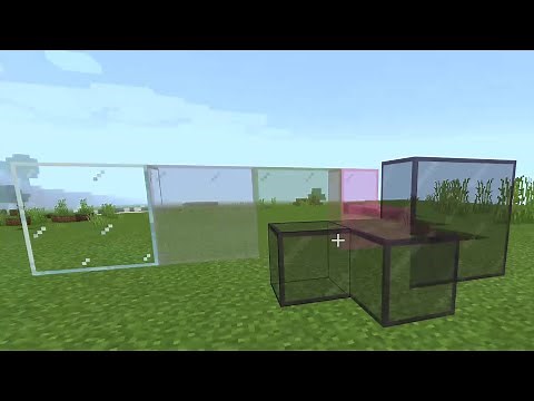 Optifine Glass Minecraft Bedrock Edition | Addon MCPE 1.17