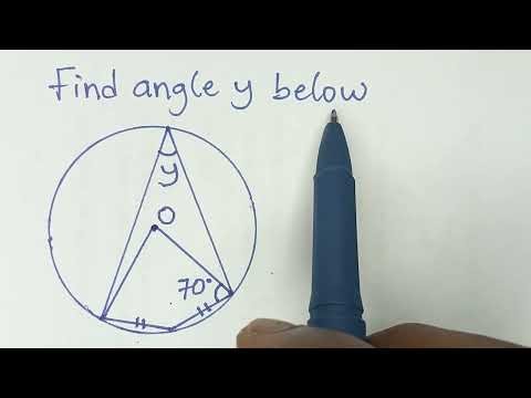Can You Find Angle y in this Circle Geometry Question? || Checkout the Theorems Involved