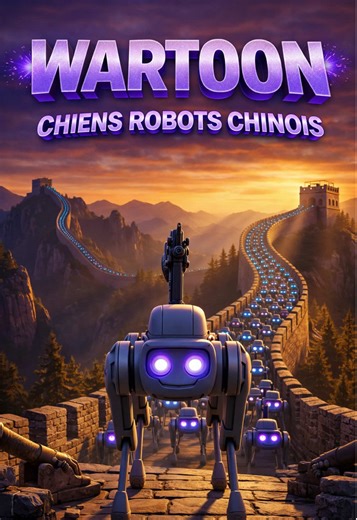 Le chien robot militaire chinois. Déjà utilisé lors d’exercices de l’armée. Armé (fusils, lance-grenades, missiles antichars), il avance aux côtés des soldats et des drones comme un seul système connecté. 15 km/h. 25 kg de charge. Semi-autonome. Aujourd’hui : une unité. Demain : des essaims. Ce n’est plus de la science-fiction. Suivez WARTOON 🔥 chaque jour, une arme. Une histoire. #WARTOON #Chine #ChienRobot #ArmeeChinoise #RobotiqueMilitaire