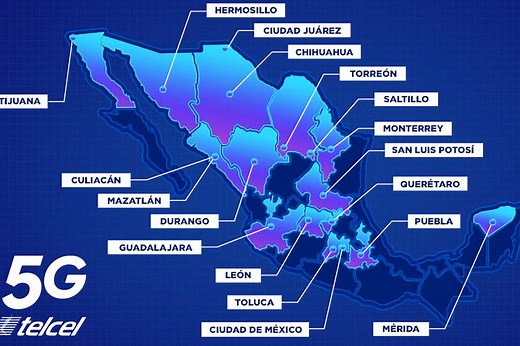 Telcel 5G: aquí el mapa de cobertura por ciudad de México de la red de nueva generación