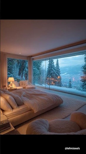 Alpine Dreamscape: Epic Cozy Bedroom Tour With Insane Mountain Views | Winter Vibes Room