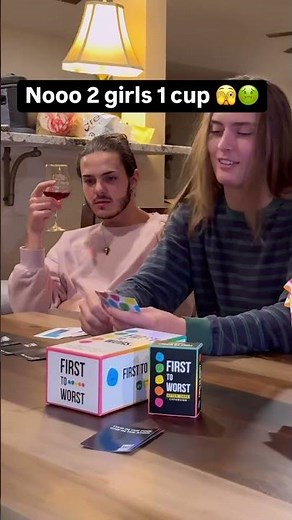 2 Girls 1 Cup 🫣 TikTok aint ready for that 🤢 #firsttoworst #firsttoworstgame #2girls1cupreaction