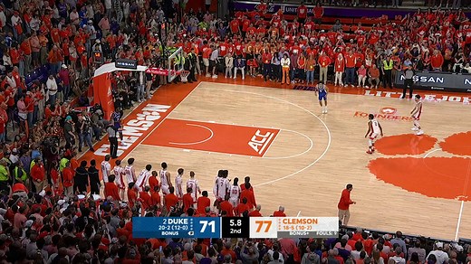CLEMSON GETS THE W OVER DUKE