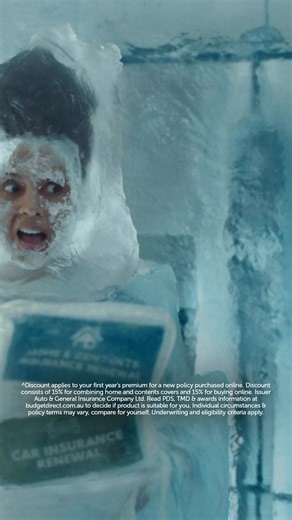 Don't stay frozen to an expensive insurance provider. Warm up with Budget Direct 🥶❄️ | Budget Direct