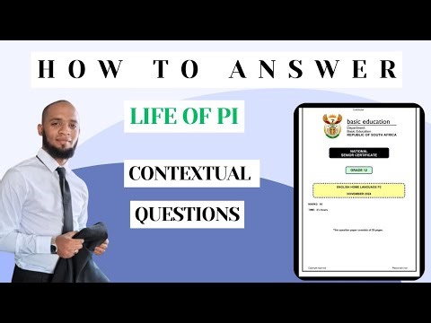 Grade 12 Life of Pi Contextual Questions 2019: extract 1