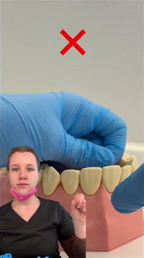 How to properly floss your teeth