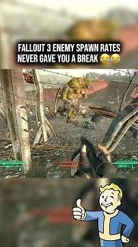 Fallout 3 enemy spawn rates never gave you a break 😂😂