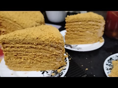 SUPER SOFT MEDOVIK 🍯 | Medoviy tort uyda oson tayyorlash 😍 Layer Honey Cake Recipe