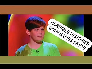 HORRIBLE HISTORIES GORY GAMES S5 E10 - LEON COLE AS SELF ( CONTESTANT )