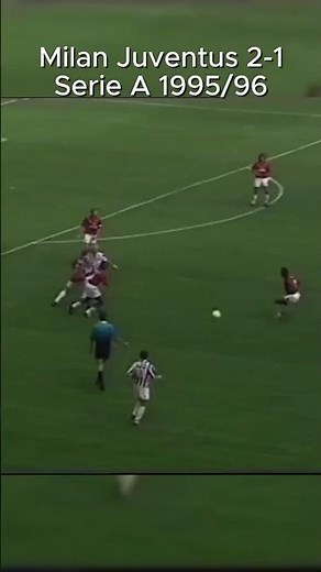 Weah's Epic Duel with Del Piero: Milan Juventus | Serie A 1995/96